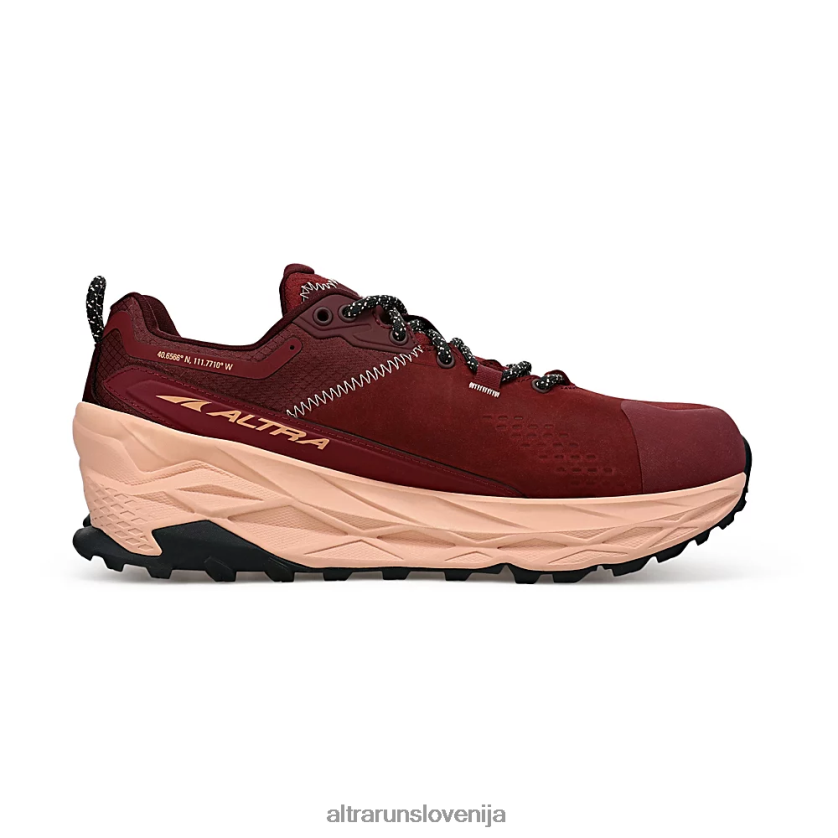 Altra XT0F6X39 trejl čevlji kostanjeva ženske olympus 5 hike low gtx